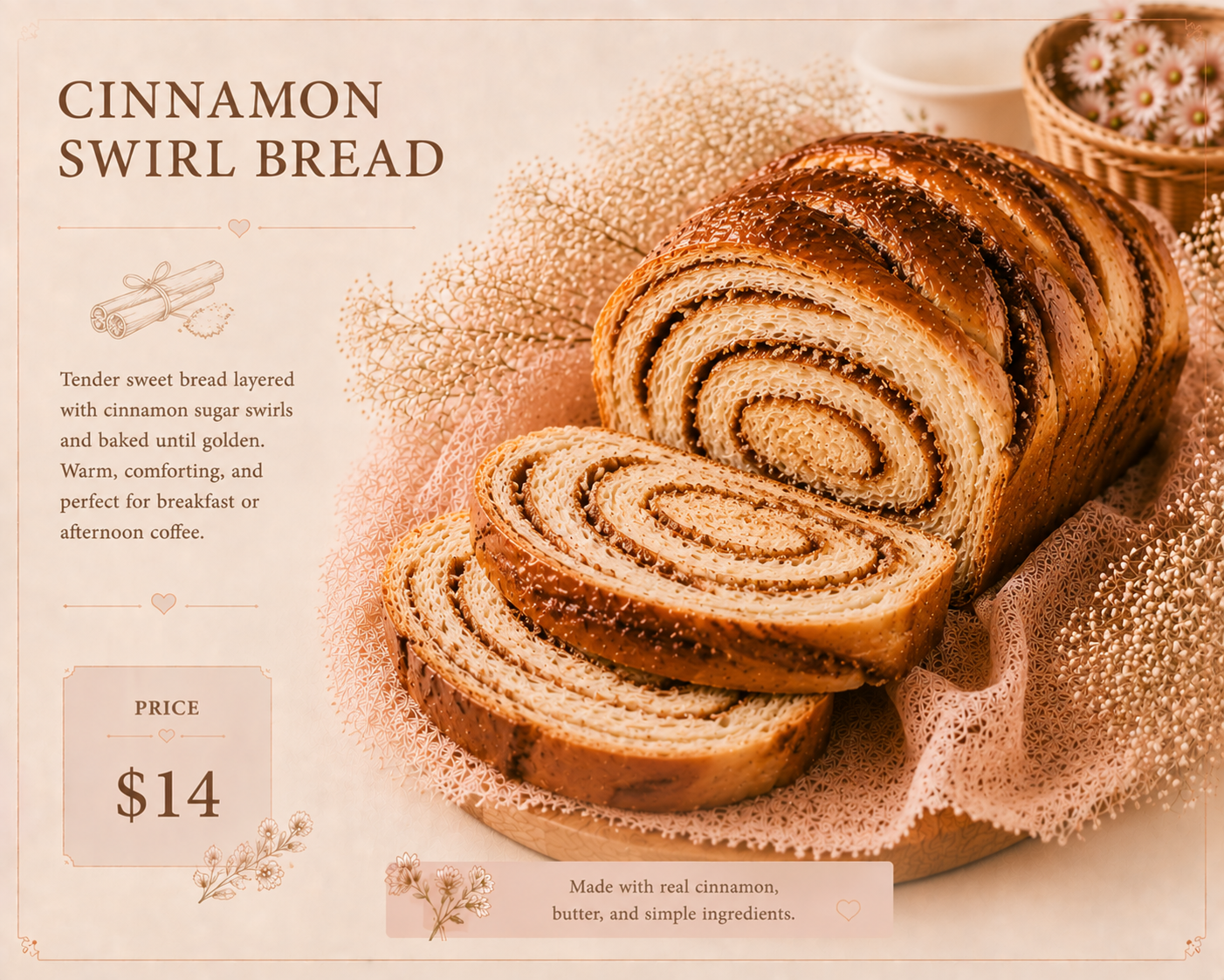 Cinnamon Swirl Bread
