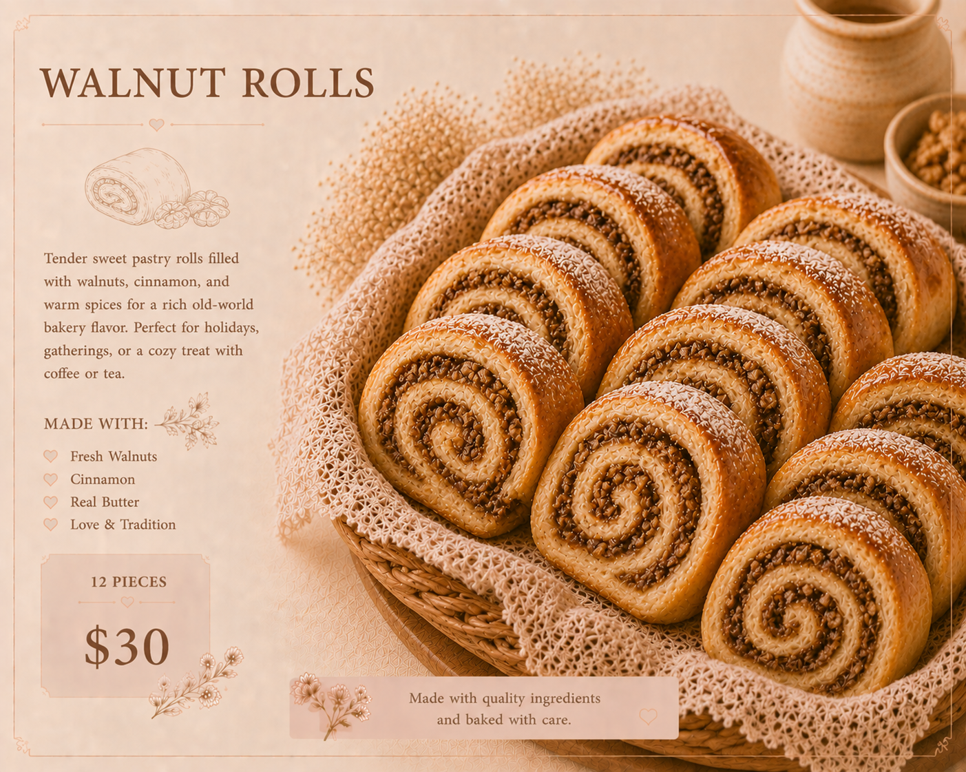 Walnut Rolls