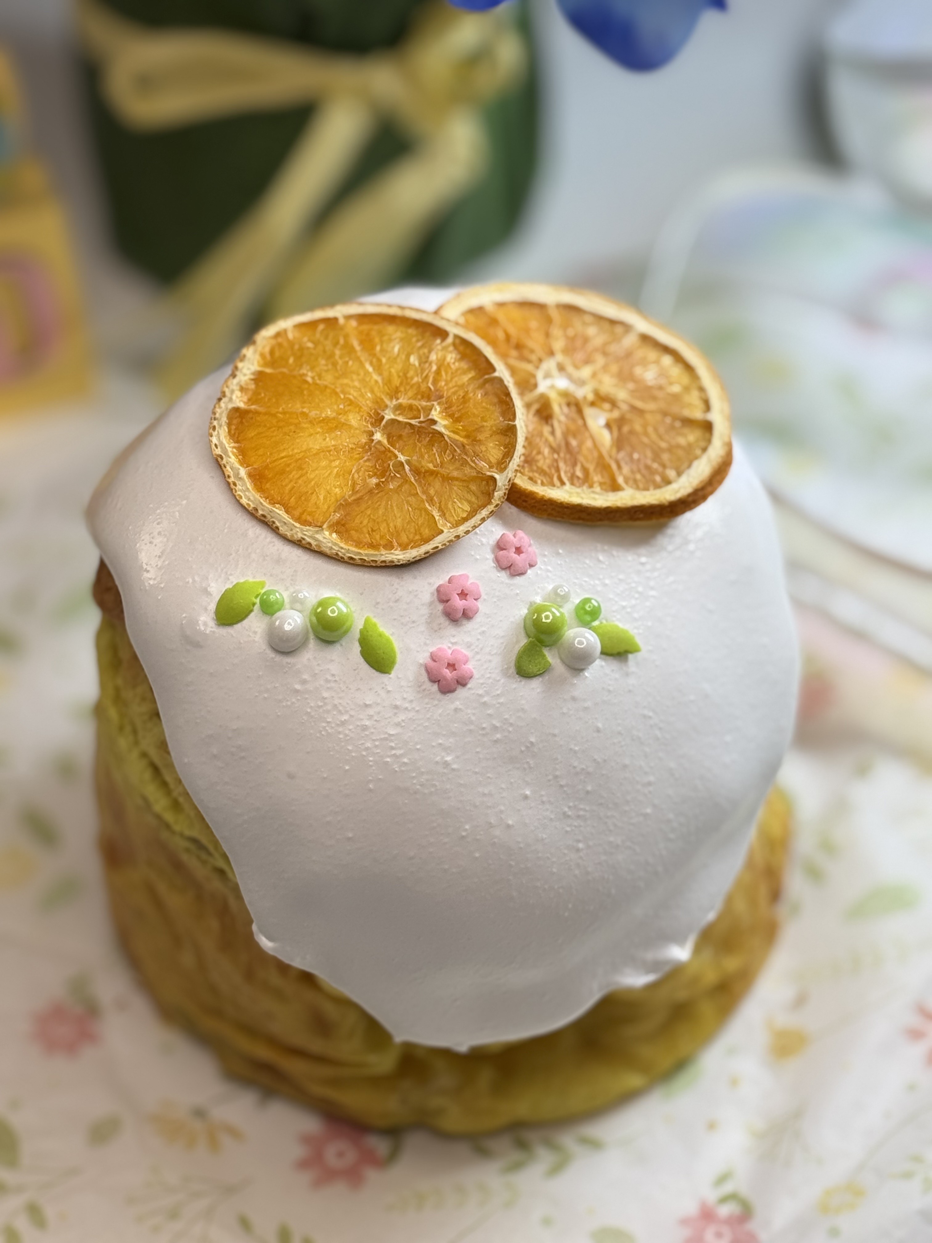 Orange Sourdough Easter Bread