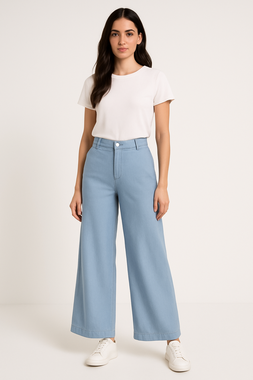 Calça Pantalona Wide Leg