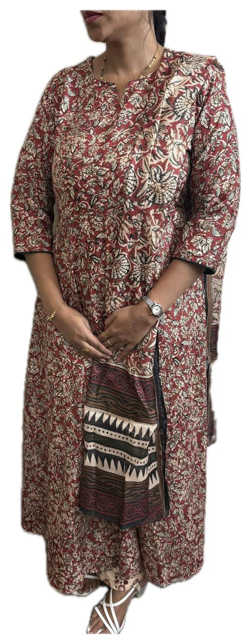 Printed Cotton Kurta Set