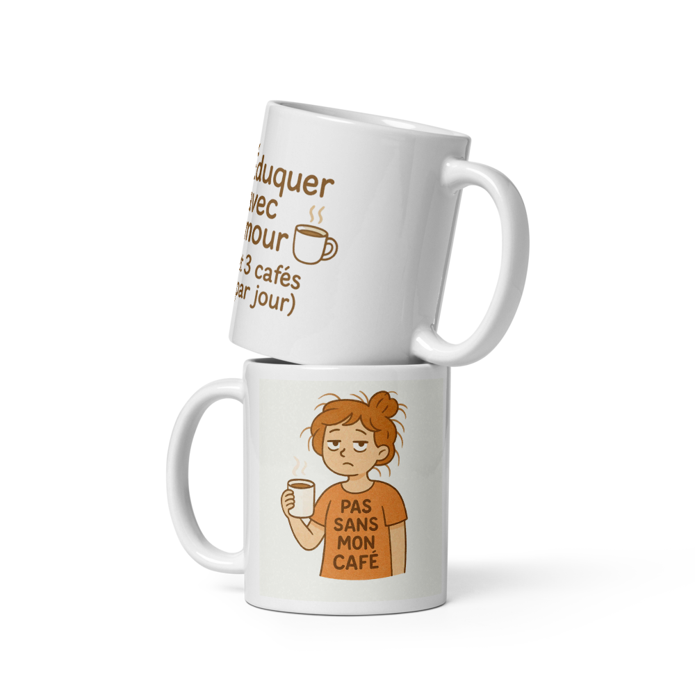 Mug "Pas sans mon café" 