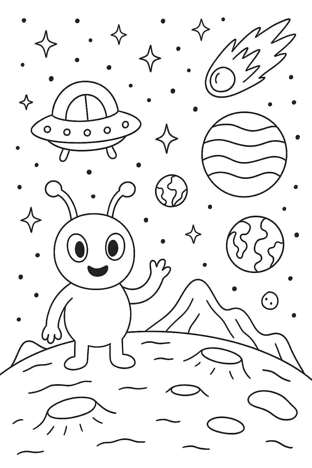 Exploration Cosmique – Pack Jeux & Coloriages
