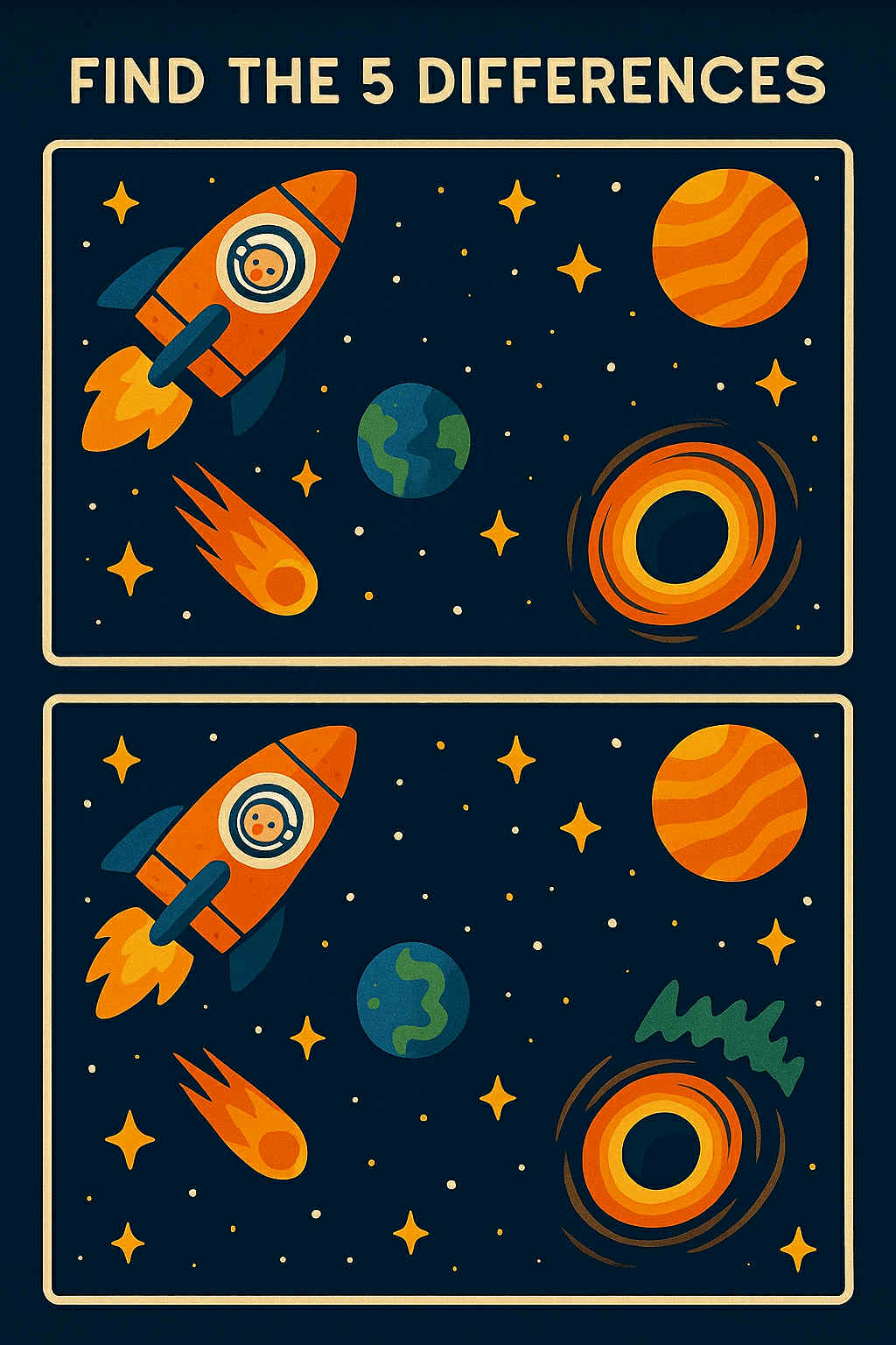 Exploration Cosmique – Pack Jeux & Coloriages
