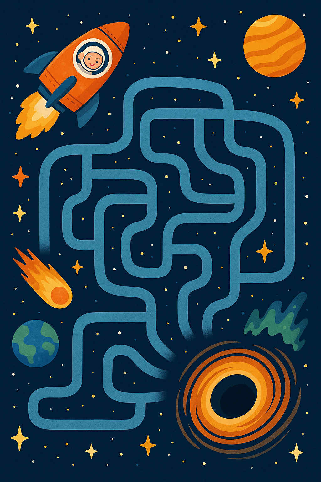 Exploration Cosmique – Pack Jeux & Coloriages