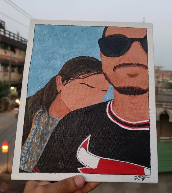 Custom Couple Portrait Painting