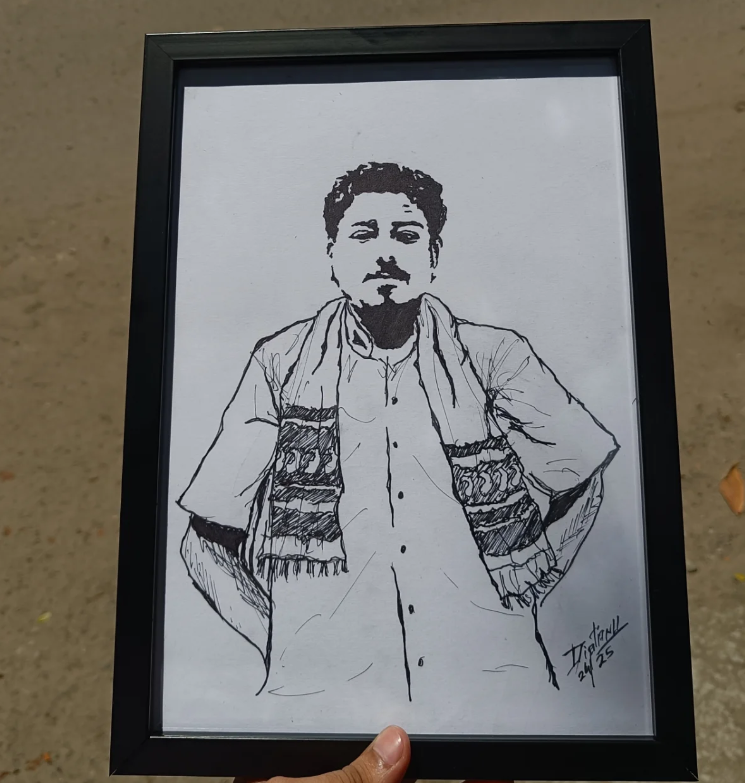 Hand-drawn Portrait Sketch