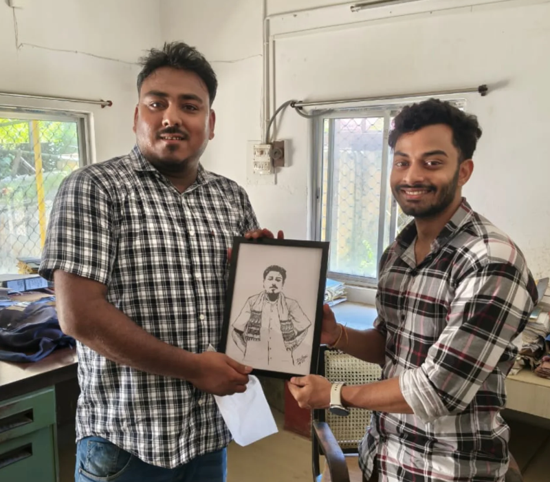 Hand-drawn Portrait Sketch