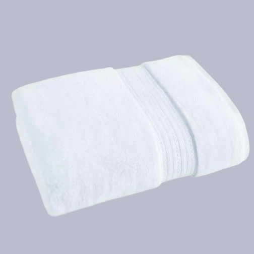 Toalla facial blanca