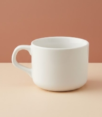 Taza blanca de 6onz