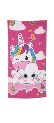 Toalla de niños estampada
