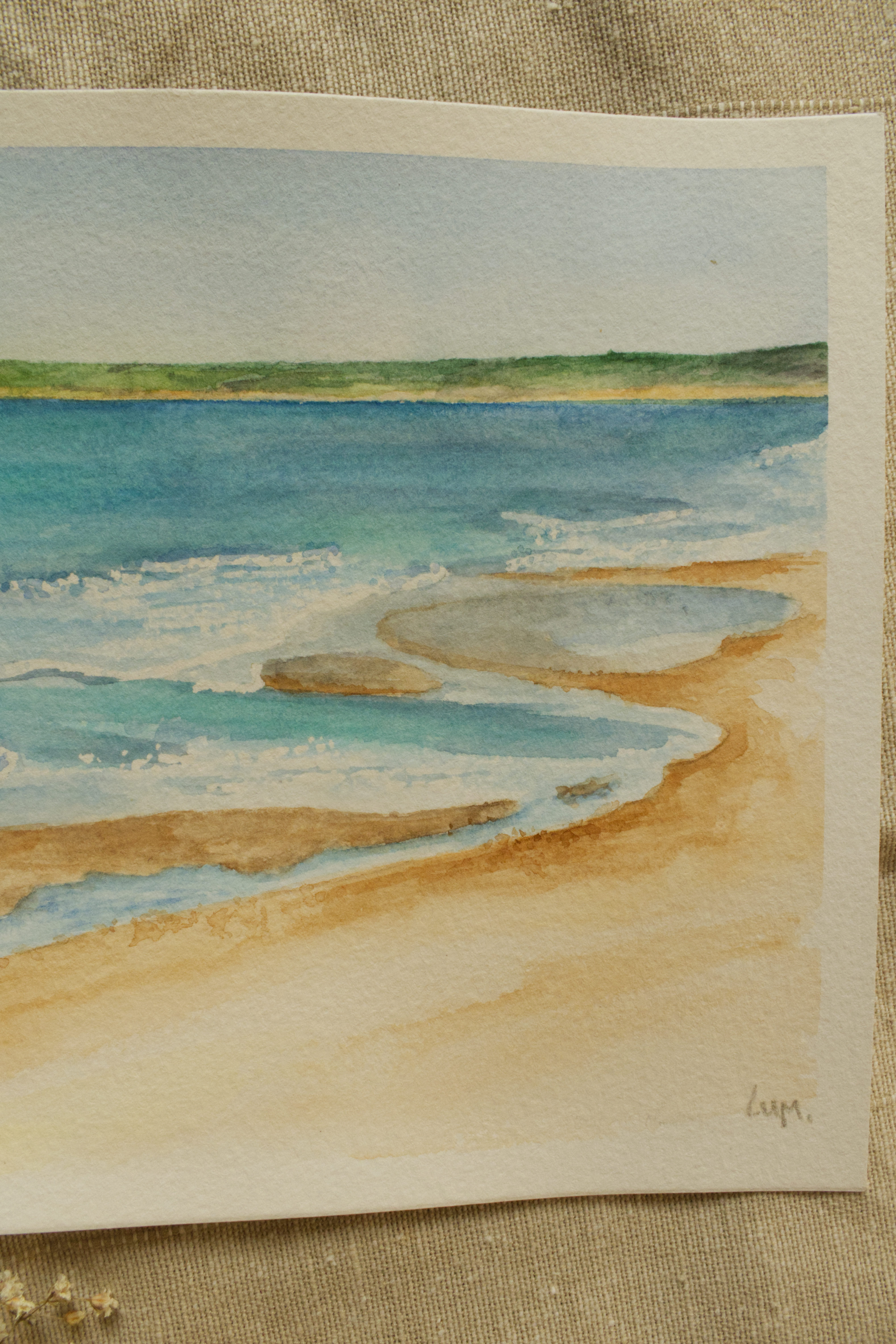 Entre plage et océan