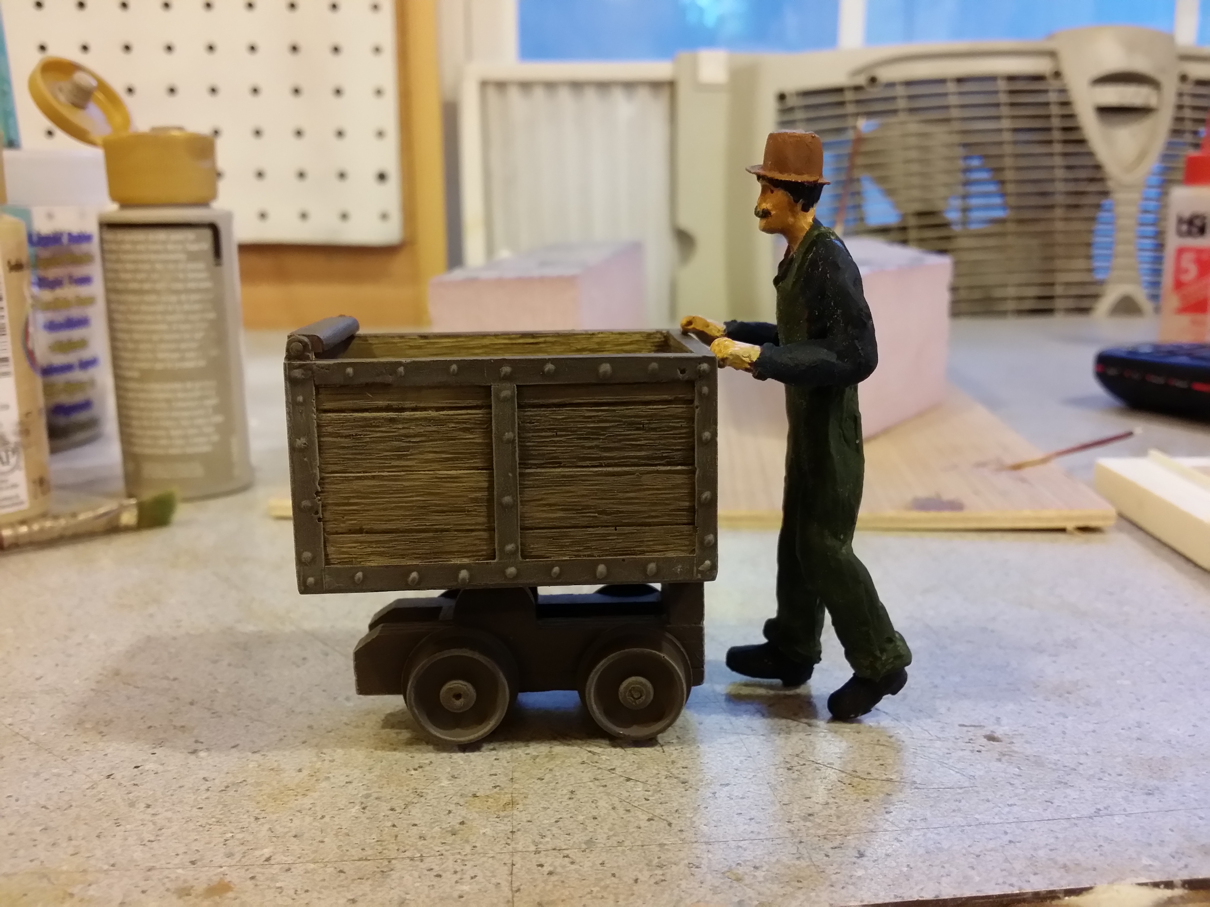 1:20.3 scale Wood Ore Car
