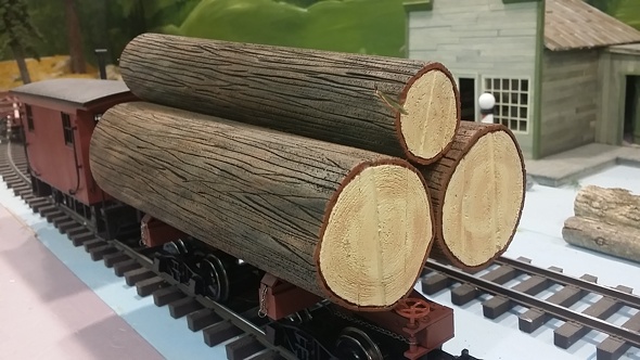 Light Weight Logs for log cars 