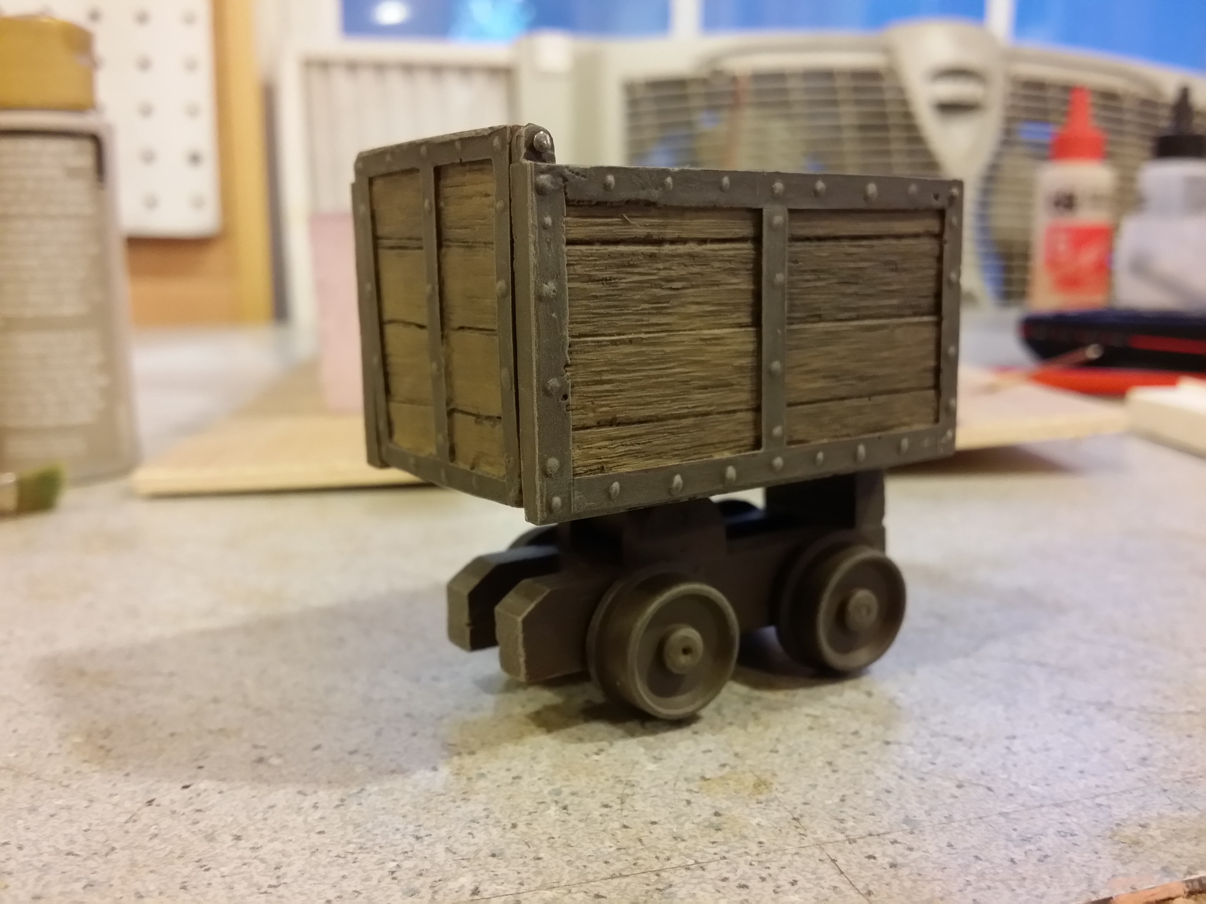 1:20.3 scale Wood Ore Car