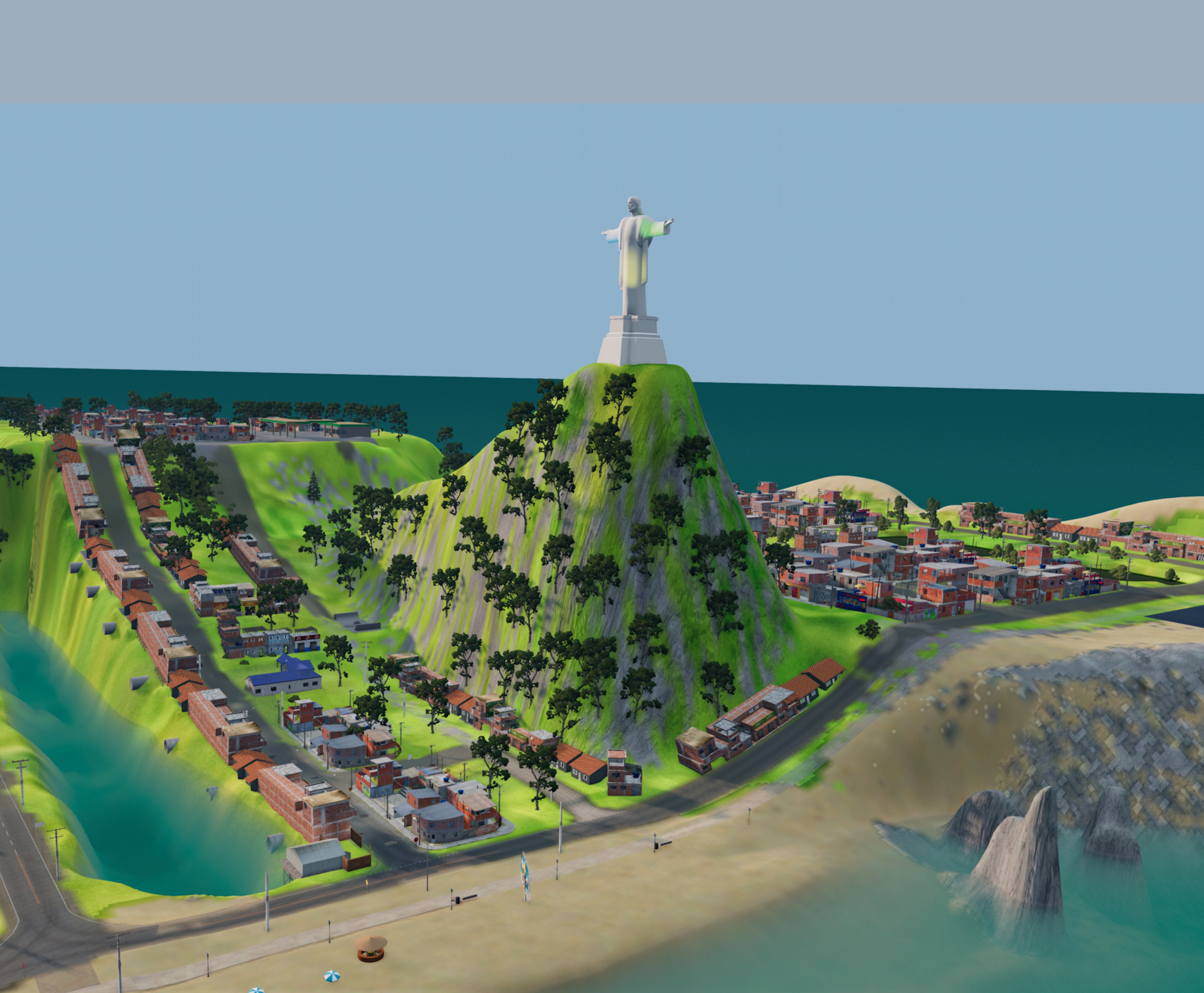 Novo Mapa Xurubis |Brasil Realista para BeamNG Drive |