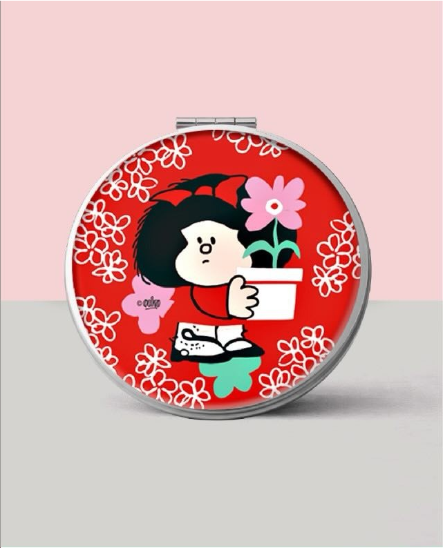 Espejo de mano Mafalda Flores