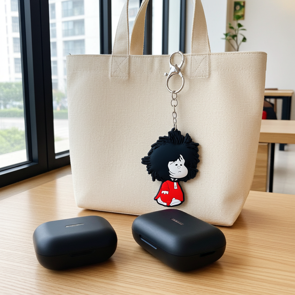 Llavero de goma Mafalda despeinada