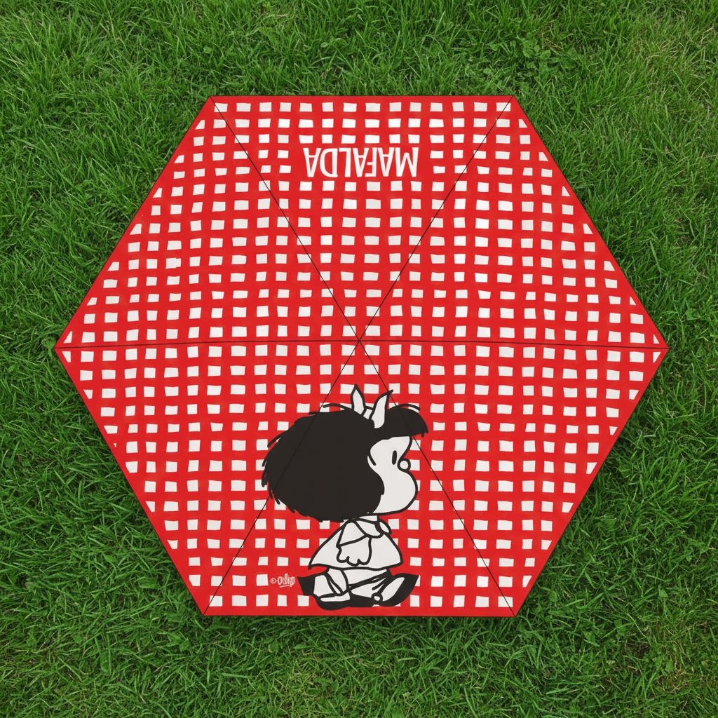 Paraguas Mafalda Rojo 
