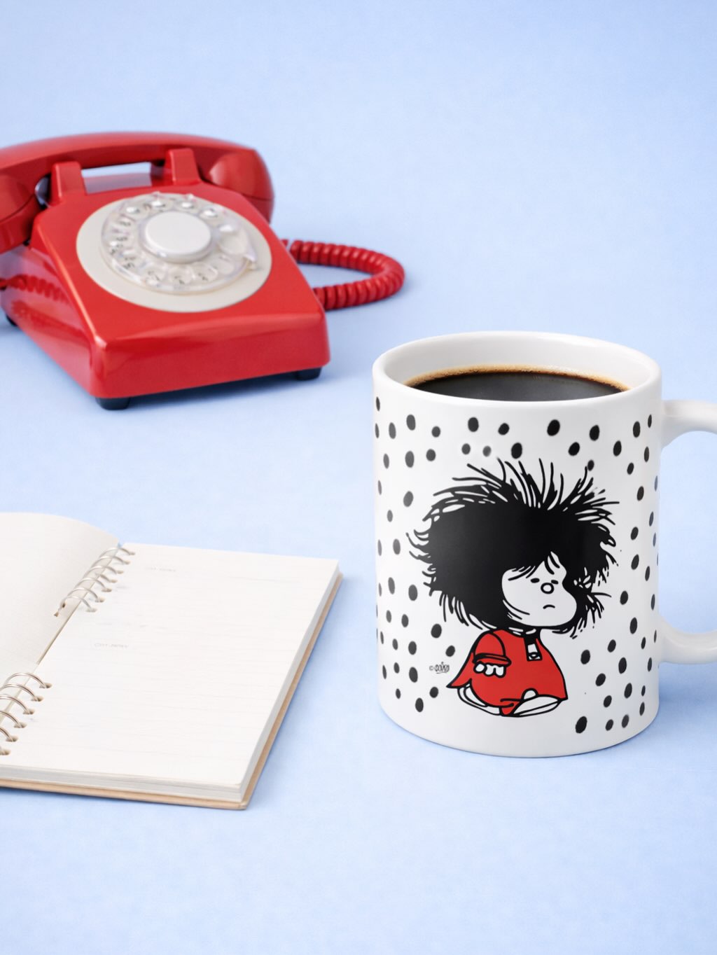 Taza Mafalda despeinada