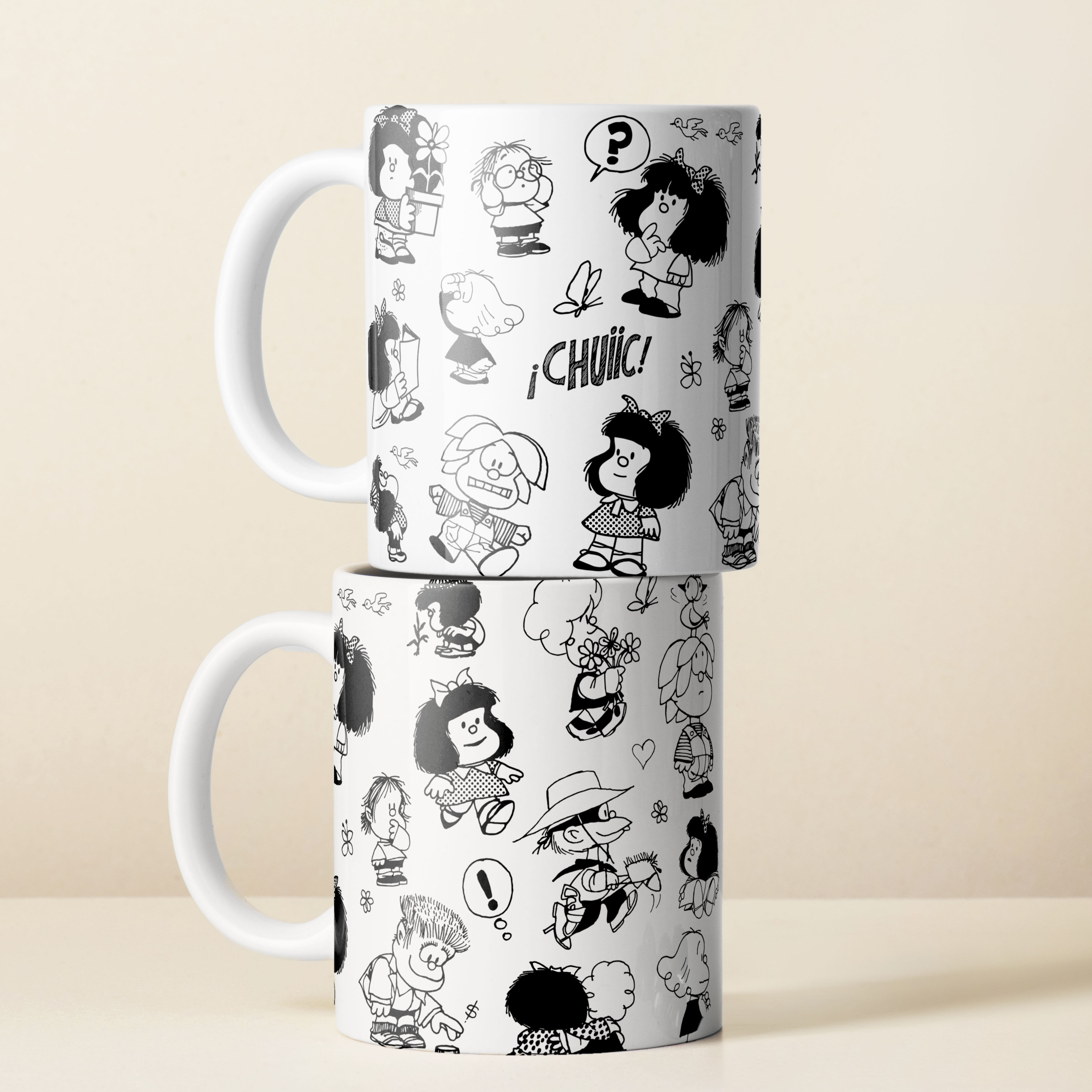 Taza cerámica Mafalda y amigos