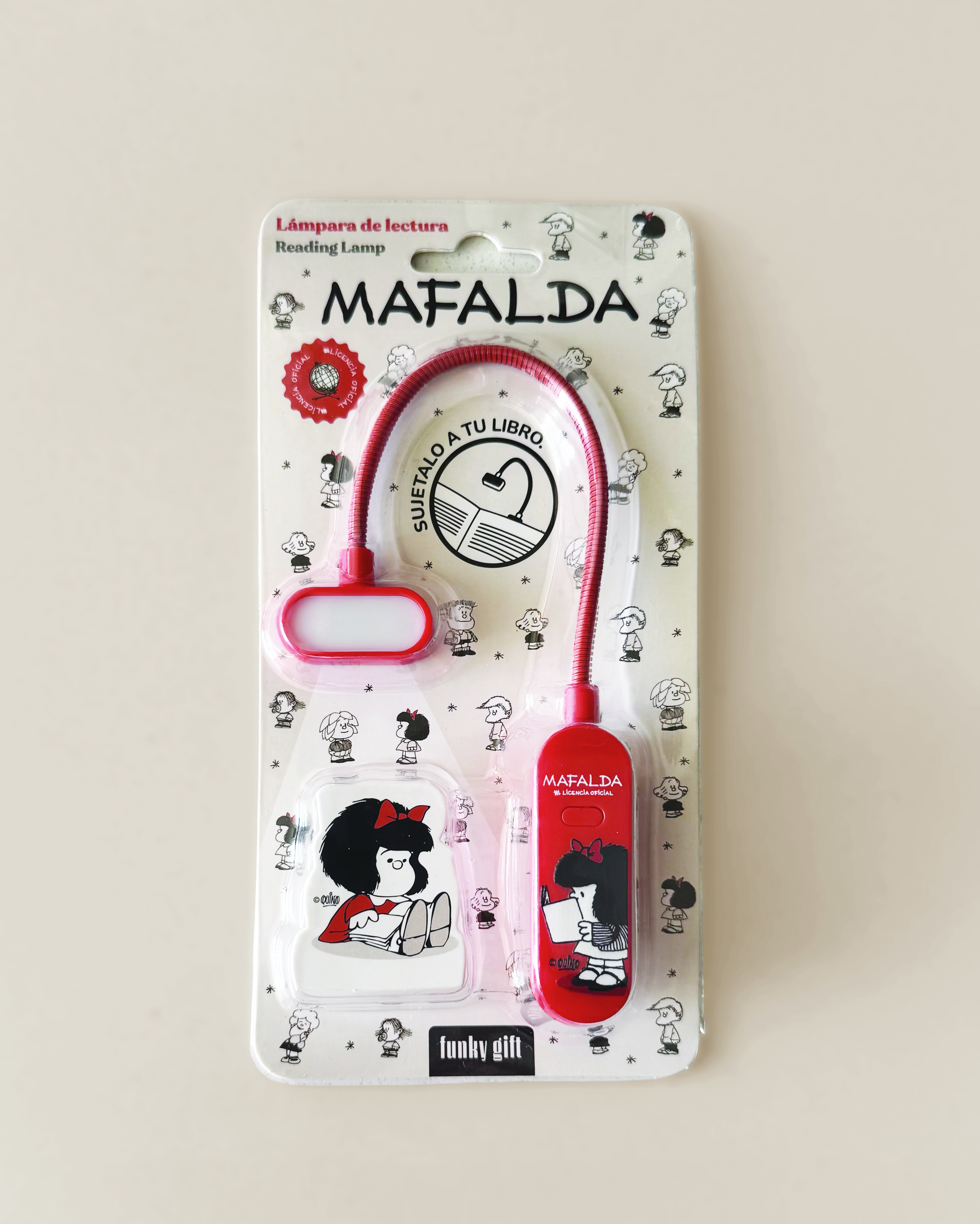 Mini-Lámpara de lectura led Mafalda