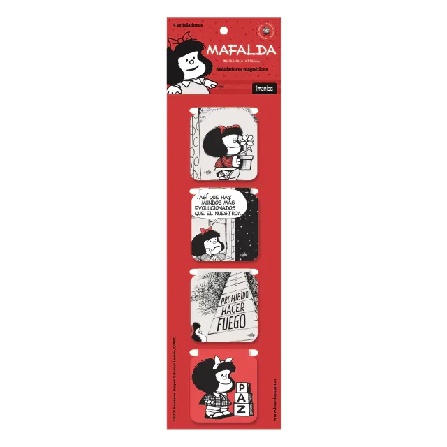 Pack de marcapáginas magnéticos paz