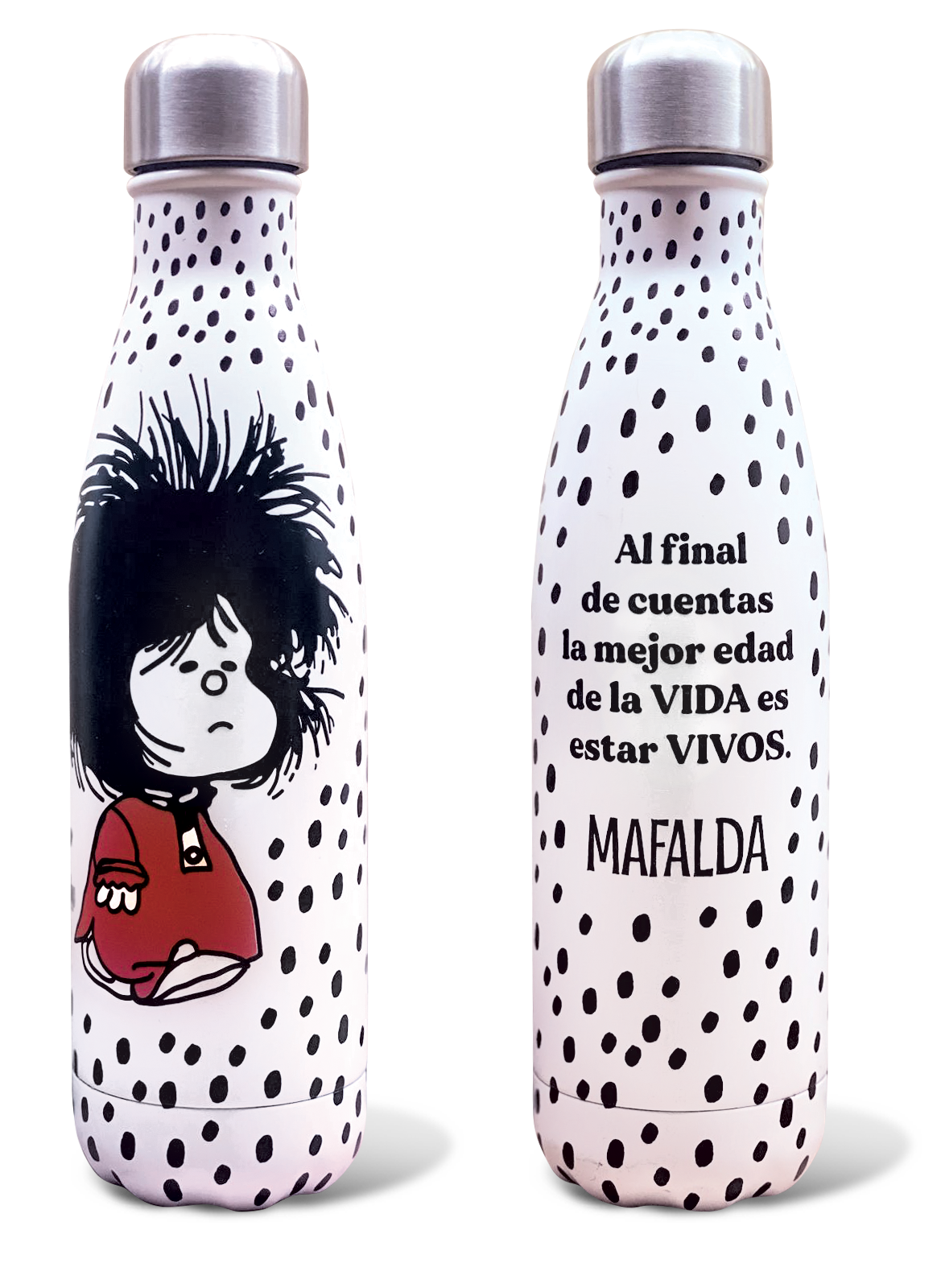 Botella de acero inoxidable Mafalda