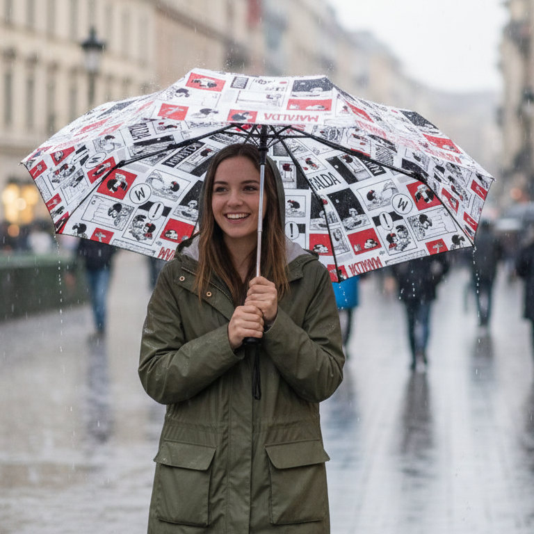 Paraguas Pocket Mafalda - Diseño Viñetas