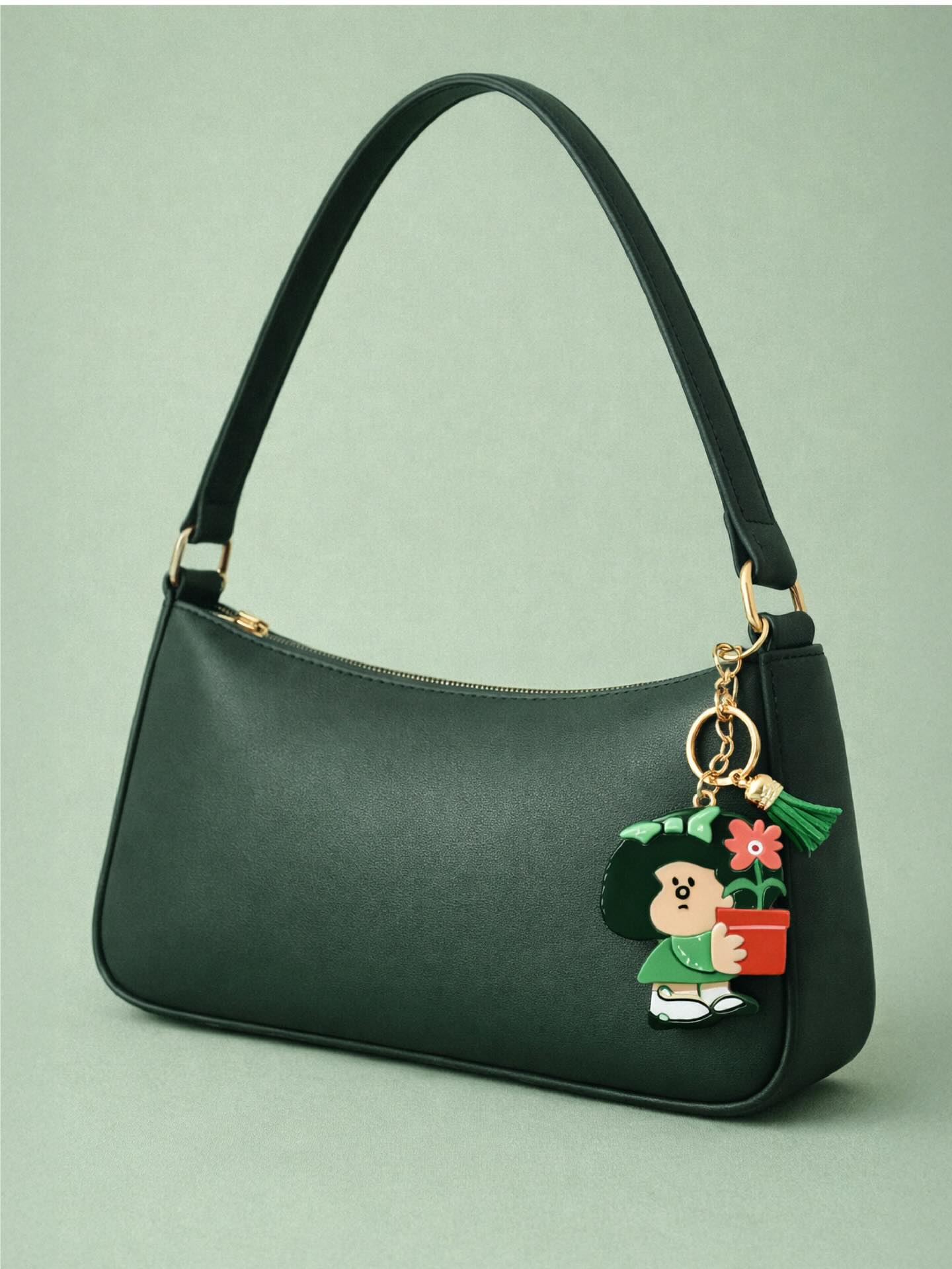 Llavero de Metacrilato Mafalda  Verde