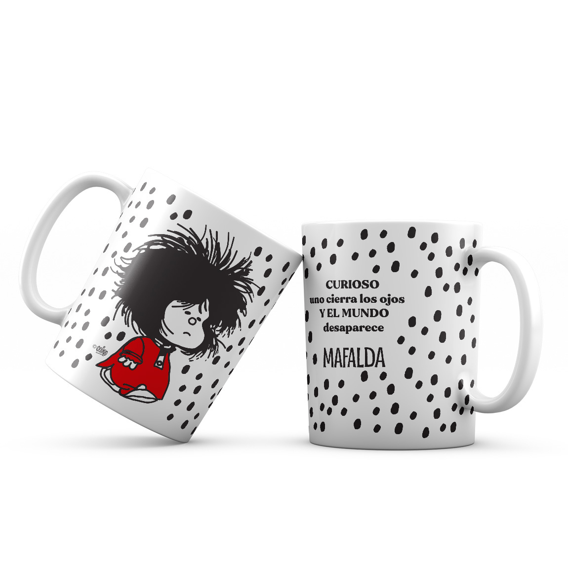 Taza Mafalda despeinada