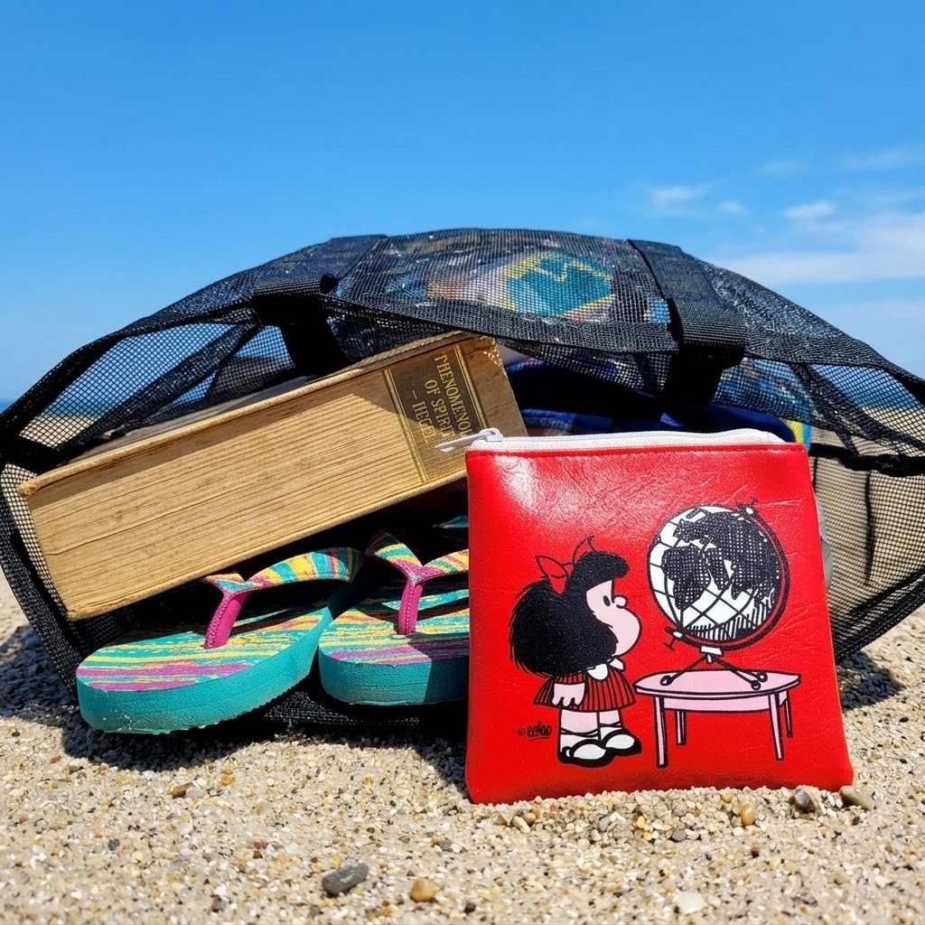 Monedero Mafalda "Importante" - Rojo