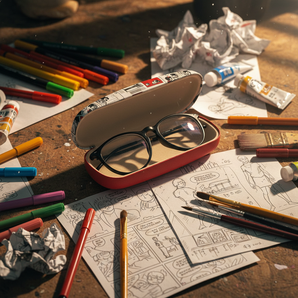 Estuche de Gafas Mafalda Viñetas