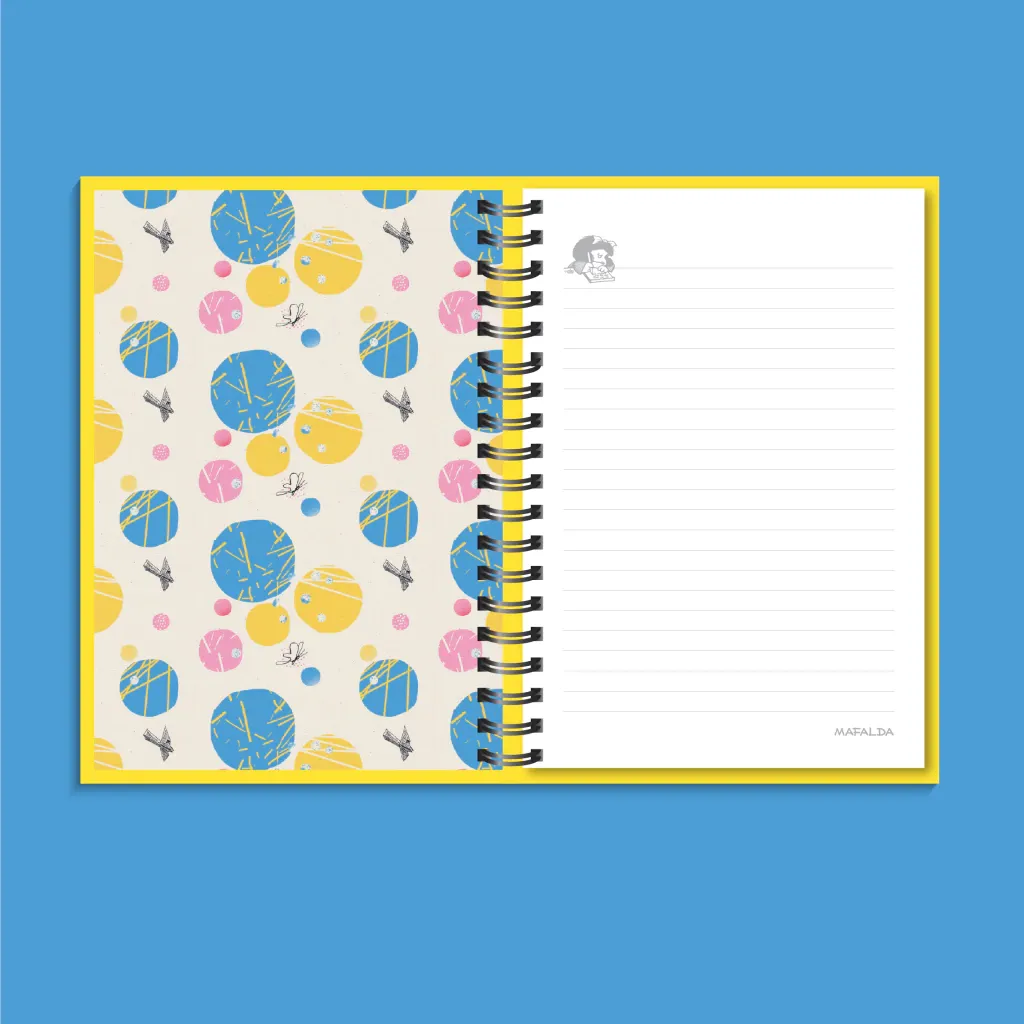 Cuaderno A5 Mafalda injusticias