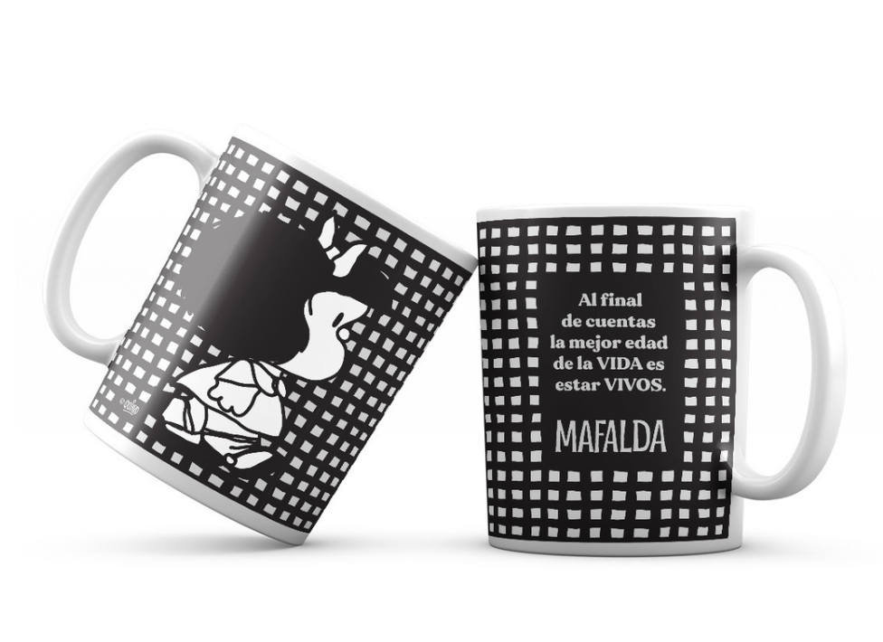 Taza cerámica perfil Mafalda