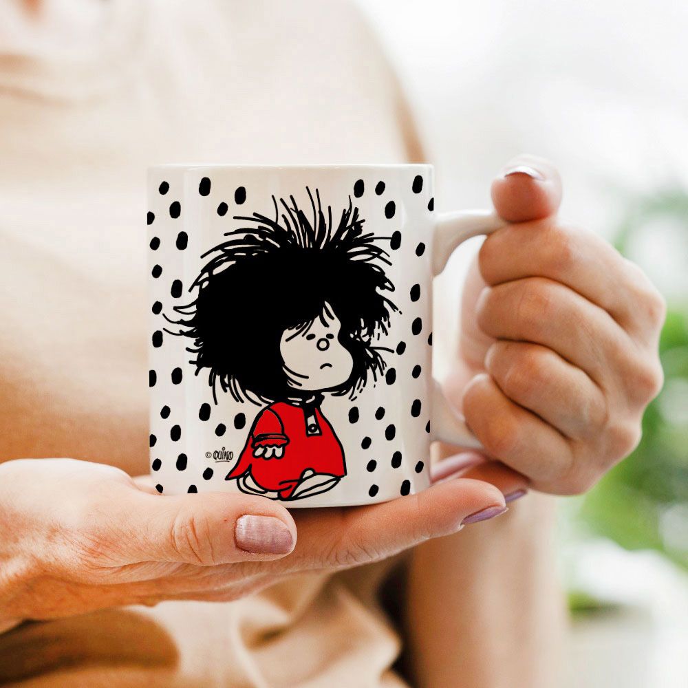Taza Mafalda despeinada