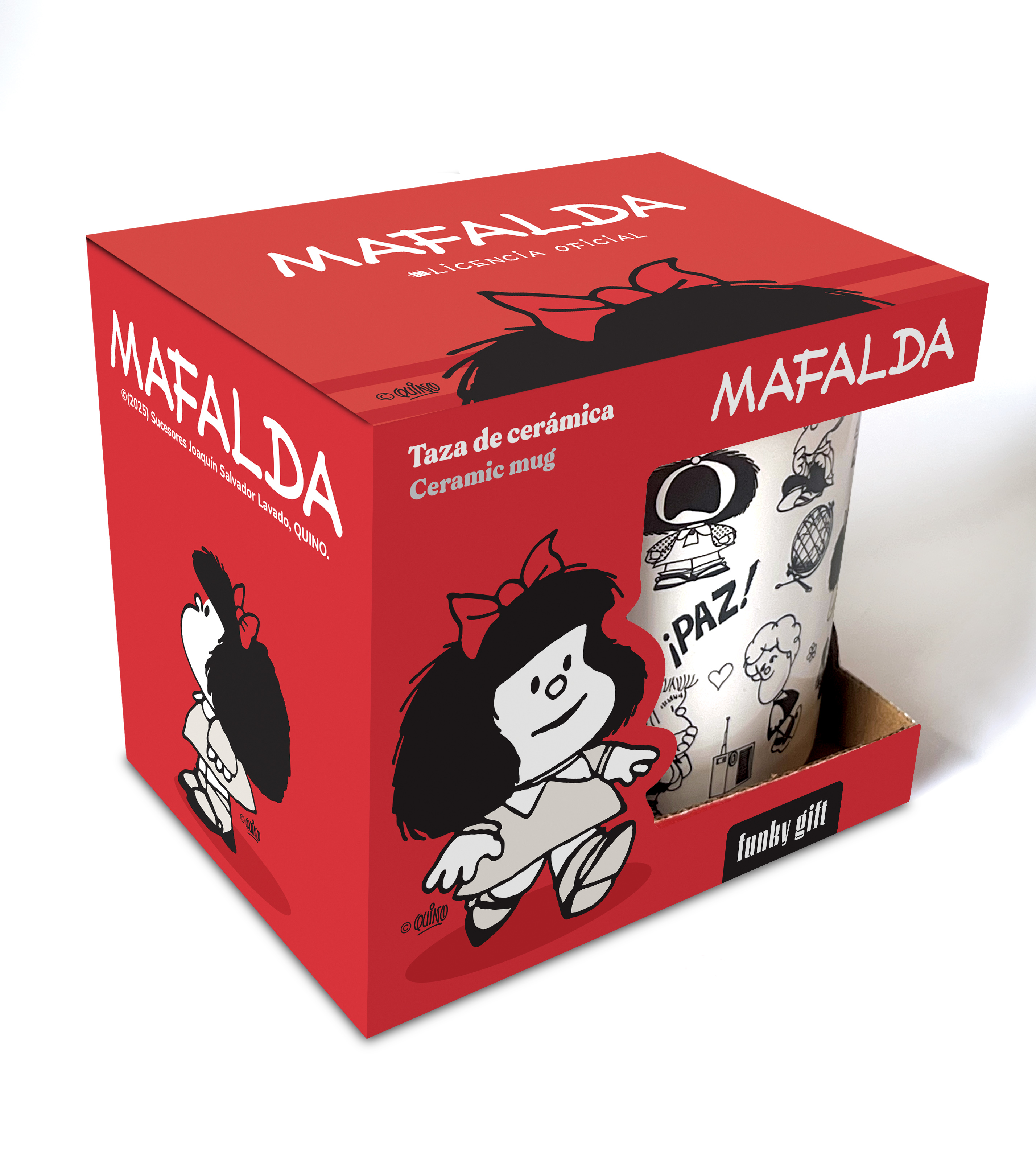 Taza cerámica Mafalda y amigos