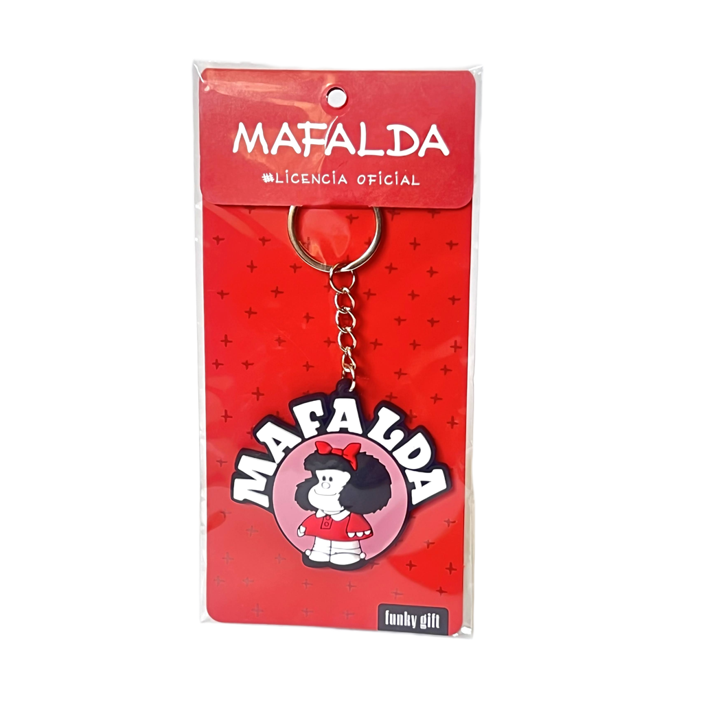 Llavero de goma Mafalda Emblema