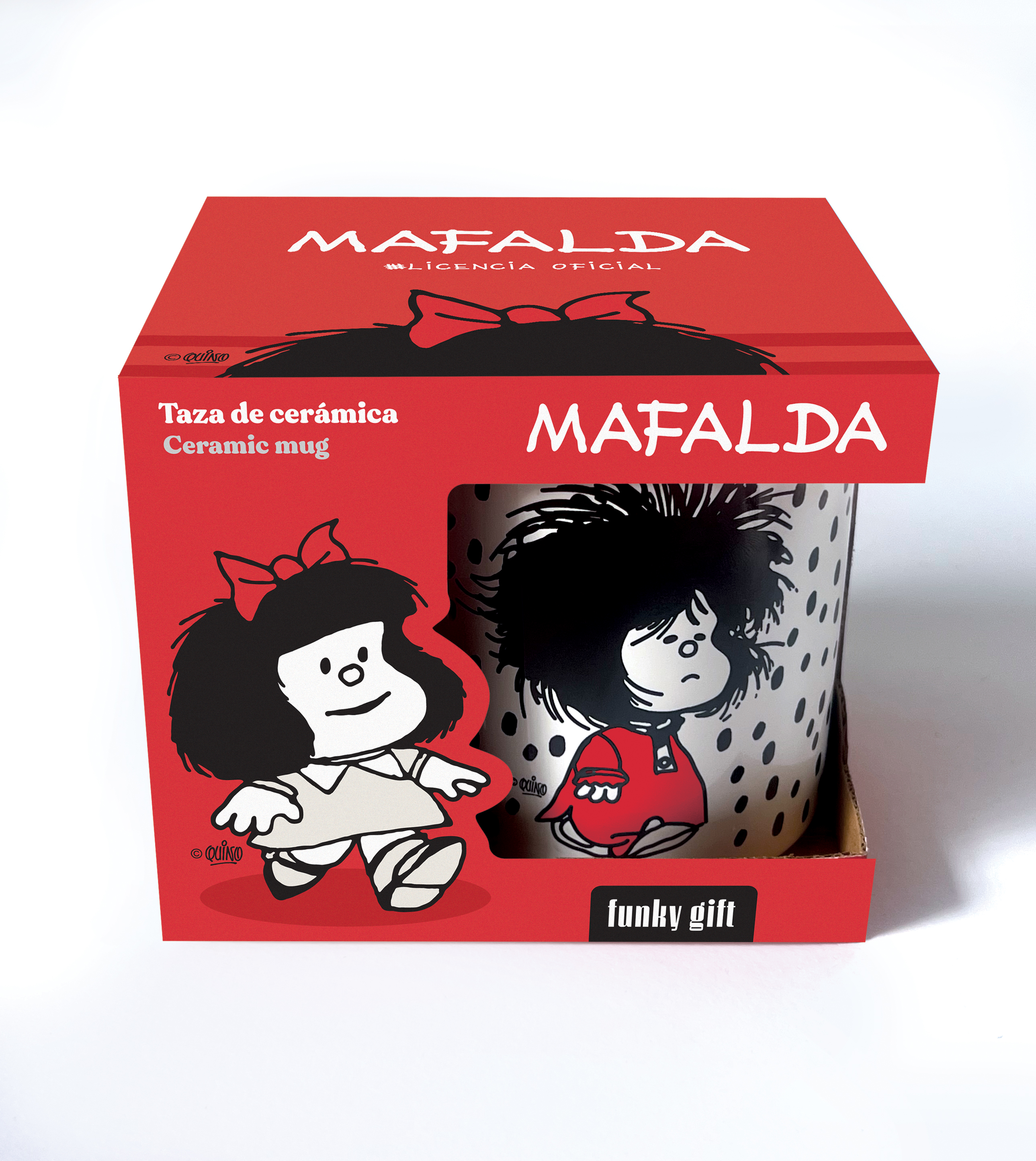 Taza Mafalda despeinada