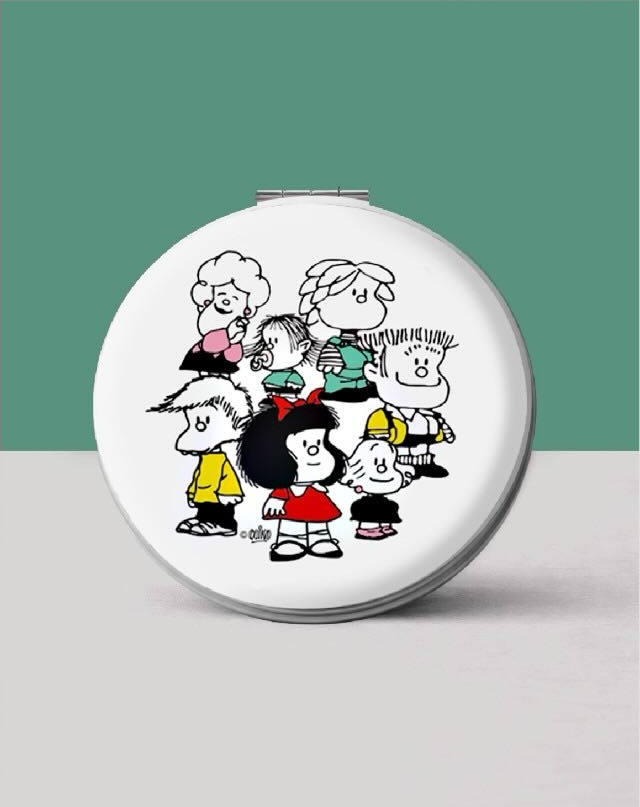 Espejo de mano Mafalda y Amigos