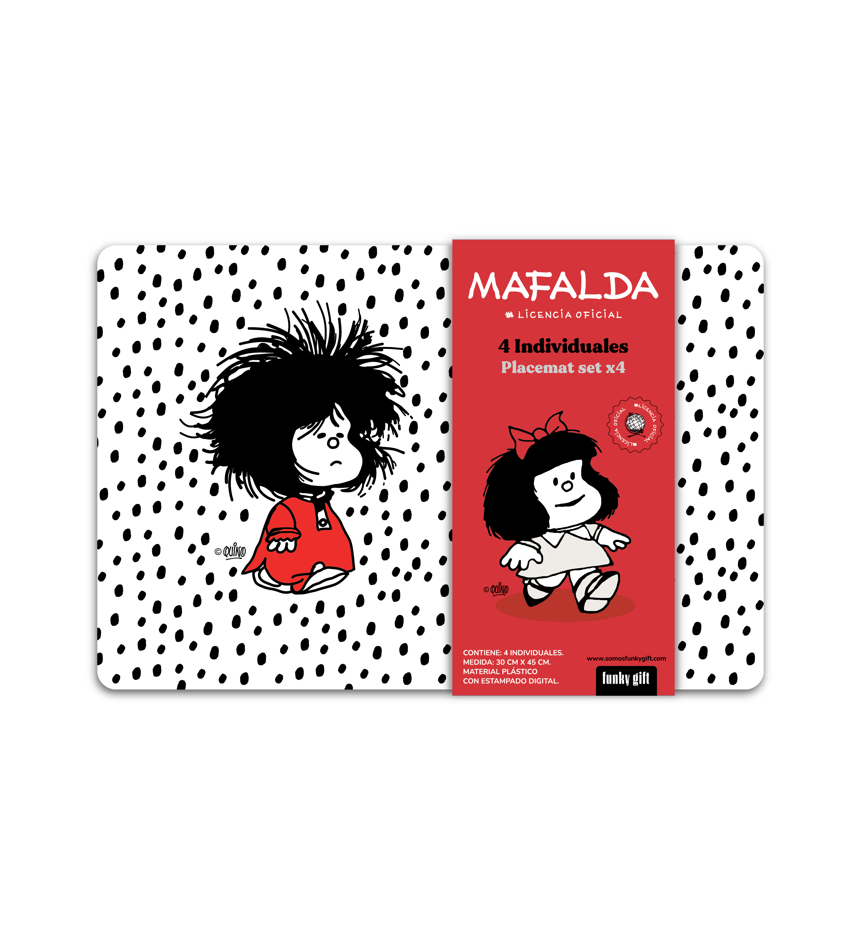 Manteles individuales Mafalda Despeinada