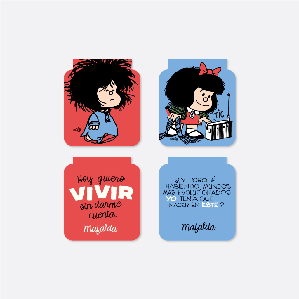 Pack de marcapáginas magnéticos vivir