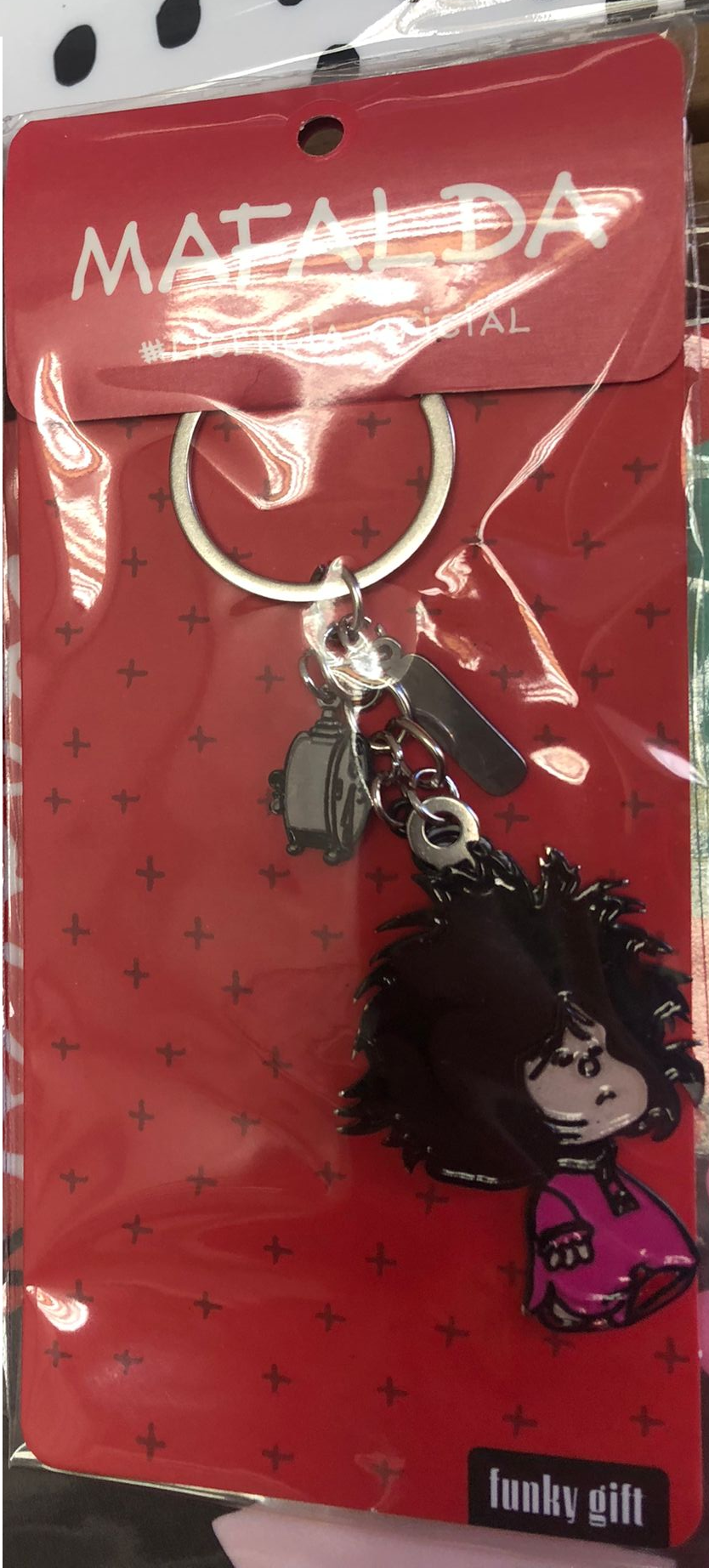 Llavero de metal Mafalda Despeinada