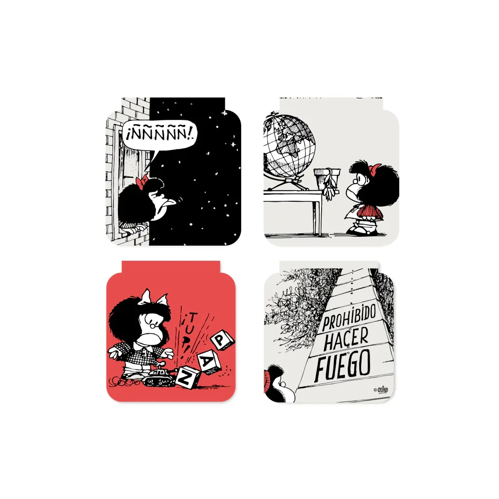 Pack de marcapáginas magnéticos paz