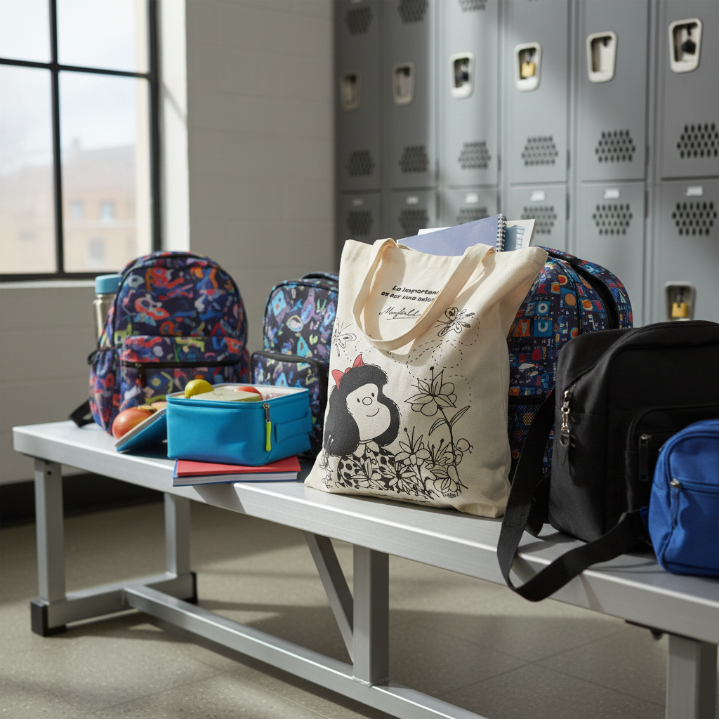 Bolsa de tela Mafalda Flores
