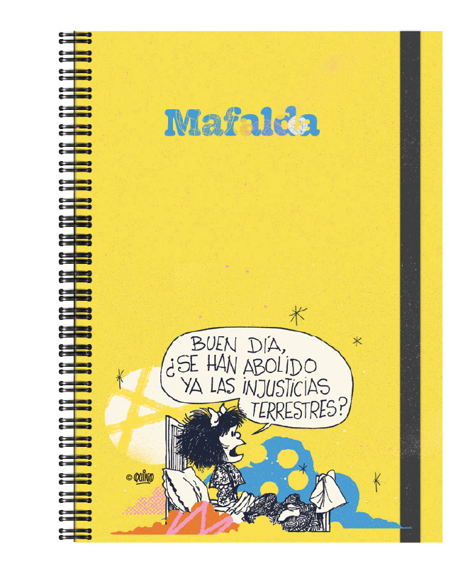 Cuaderno A5 Mafalda injusticias