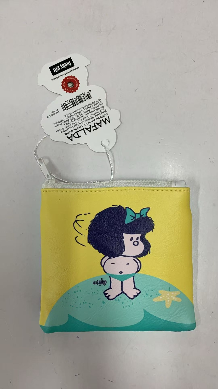 Monedero de Playa Oficial Mafalda "Bañador" | Anti-Arena