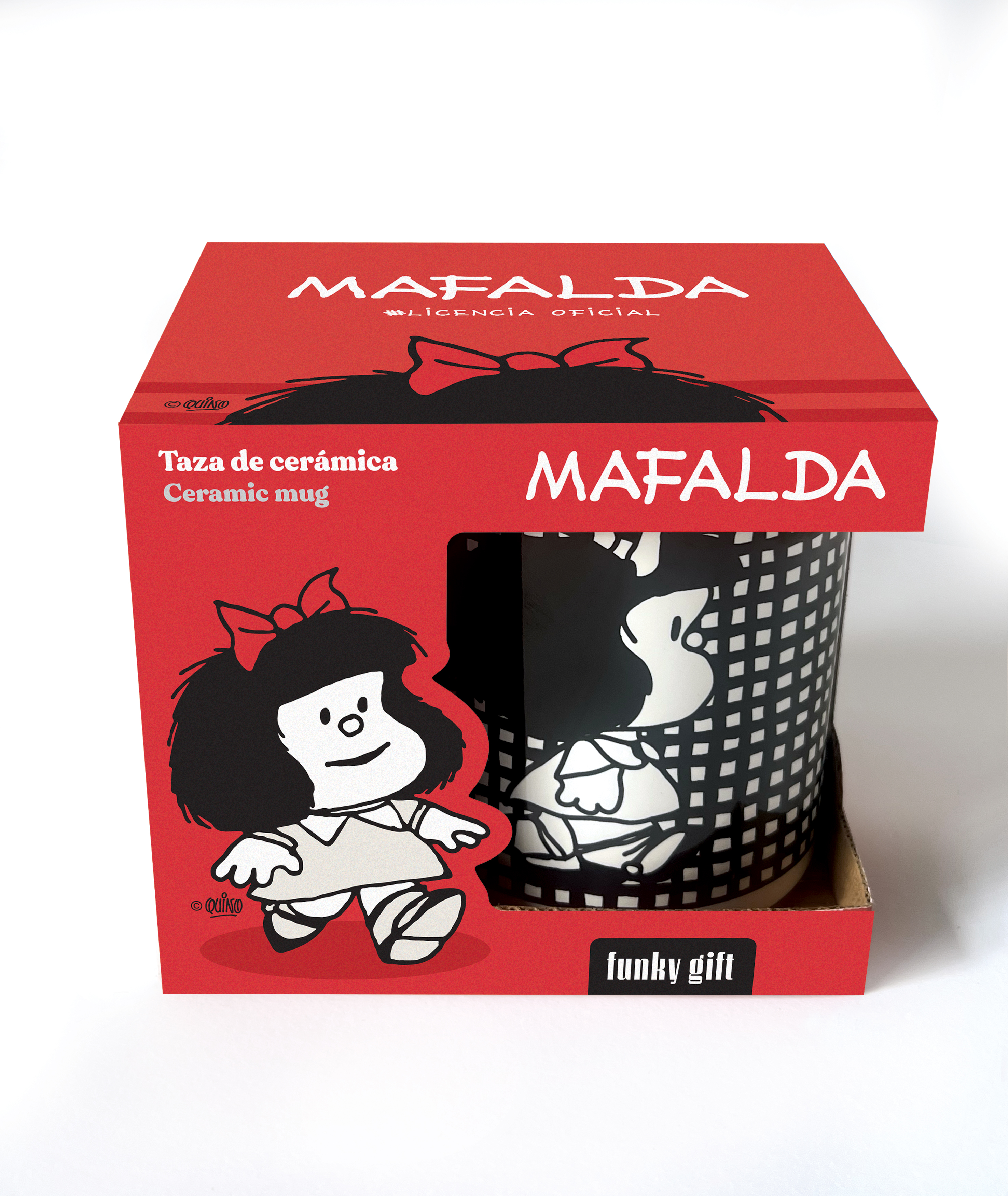 Taza cerámica perfil Mafalda