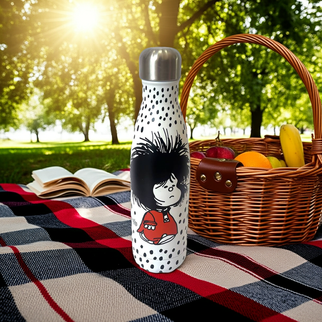 Botella térmica Mafalda despeinada