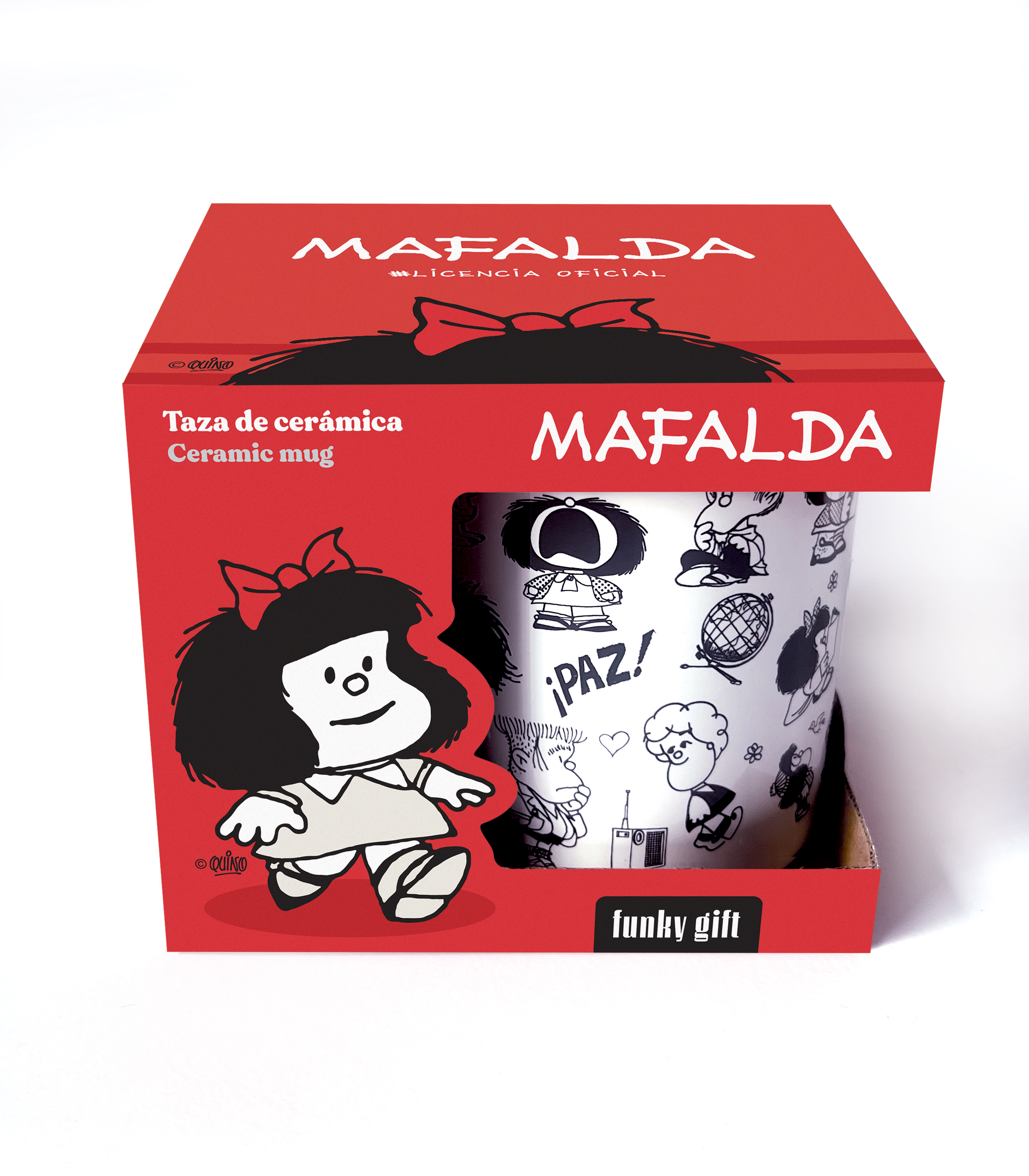 Taza cerámica Mafalda y amigos